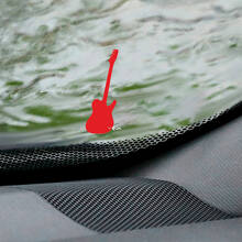 Guitar Jeep Wrangler Windshield Easter Egg Corner Decal - Custom Vinyl Graphic
 3