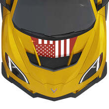 US Flag Hood Vinyl Decal for Chevrolet Corvette ZR1_2