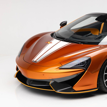 McLaren 570S Central Hood Stripe Graphics Vinyl Decal Sticker
 2