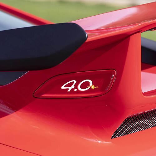 4.0 Rear Wing Inlay Vinyl Decal Set for Porsche 911