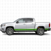 Slim Accent Door & Bedside Vinyl Stripes for Chevrolet Colorado 2nd Gen 2015-2022_6