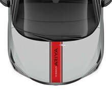 Hood Dual Stripe Racing Graphics Decal for Nissan ARIYA
 2