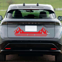 Rear Mountains Racing Stripes Graphics Decal for Nissan ARIYA 3