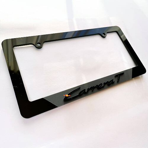 Vehicle Licence Plate Covers Frames Decor For Porsche Carrera T