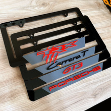 Any Logo or Your Custom Text Vehicle License Plate Covers Frames Decor
 3