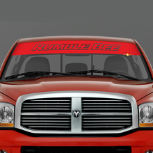 Windshield Rumble Bee Banner Vinyl Decal Sticker for Dodge RAM
 3