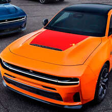 Sixpack Hood Wrap Vinyl Decal for Dodge Charger Daytona_3