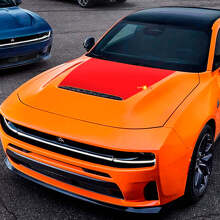 Sixpack Hood Wrap Vinyl Decal Graphic for Dodge Charger Daytona
 3