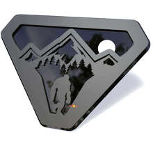 Mountain Sasquatch Bigfoot 3D Fender Badge Emblem_5