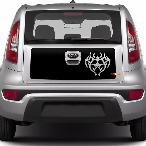 Rear Trunk Vinyl Wrap Decal Sticker for Kia Soul 3
