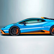 Stripes Side Vinyl Decal Sticker Graphics for Lamborghini STO
 2
