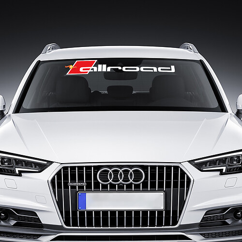 Vinyl Decals Graphic Stickers windshield Audi Allroad Banner Racing
 1