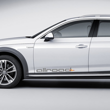 Pair Audi Quattro Decal Logo Doors Quattro Stickers Decals
 2