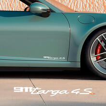 Side Doors Decal Sticker for Porsche 911 Targa 4S 2026
 2