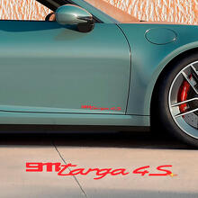 Side Doors Decal Sticker for Porsche 911 Targa 4S 2026
 3