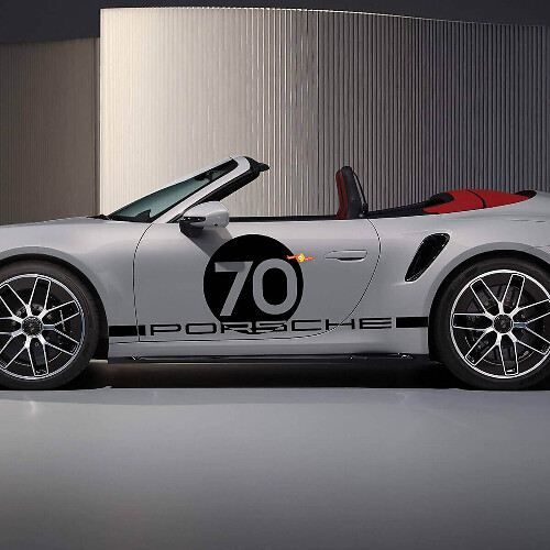 Spirit 70 Side Stripes Vinyl Decal Kit for Porsche 911