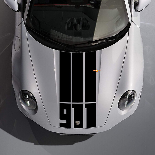 Side Kit graphic Spirit 70 Decal Sticker for Porsche 911
