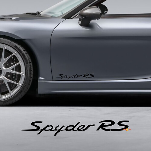 Side Doors Decal Sticker for Porsche 718 Cayman Spyder RS
 1