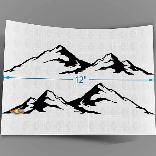 Tailgate Mountains Vinyl Body Bed Decal Sticker Graphics for Honda Ridgeline
