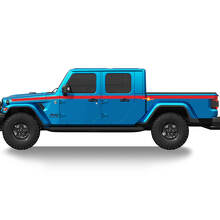 Outline Side Stripes Vinyl Decal Kit for Jeep Gladiator_2