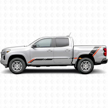 Rising Accent Door & Bedside Vinyl Stripes for Chevrolet Colorado 3rd Gen 2023-2026_2