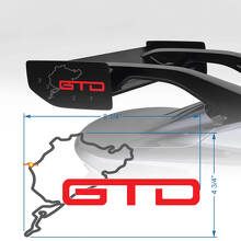 Nürburgring GTD Spoiler Decal Sticker for Ford Mustang GTD Spoiler
 2