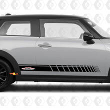 Side Stripes graphics decal John Cooper Works for Mini Cooper S
 2
