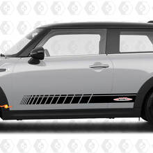 Side Stripes graphics decal John Cooper Works for Mini Cooper S
 3