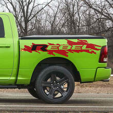 Rebel Bedside Vinyl Decal Kit for Dodge Ram Rebel_2