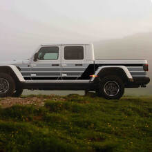 Side Retro Vintage Stripes Decal Graphic Vinyl for Jeep Gladiator
 2