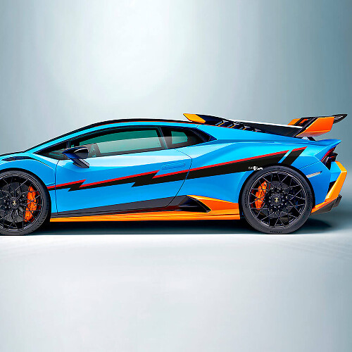 STO Stripes Side Vinyl Decal Sticker Graphics for Lamborghini STO
