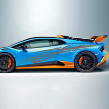 Racing Tribal Stripes Side Vinyl Decal Sticker Graphics for Lamborghini STO
 2