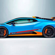 Racing incline Stripes Side Vinyl Decal Sticker Graphics for Lamborghini STO 2
 3