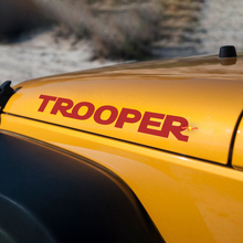 Trooper Hood Decal Sticker for Jeep Wrangler
 3