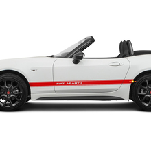 Side Abarth Racing Stripe Decal Graphics Sticker for Fiat 124 Spider Abarth
 2