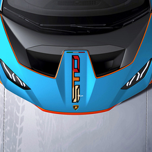 Hood Central Racing Stripe STO Vinyl Decal Sticker Graphics for Lamborghini STO
 3