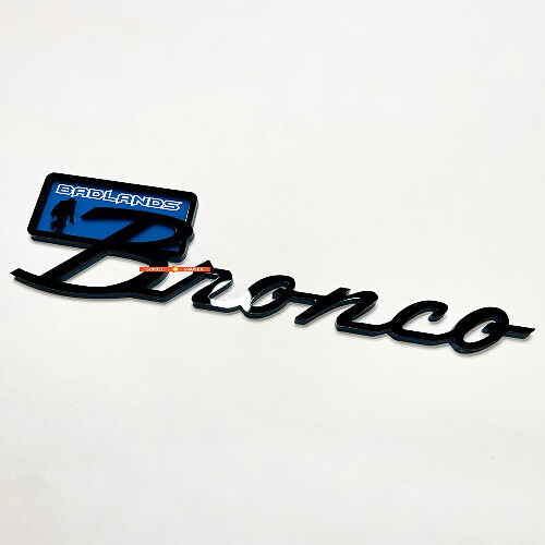 Yeti Sasquatch Bigfoot Guardsmetic Tailgate Emblem 3D Badge 2 for Ford Bronco Badlands