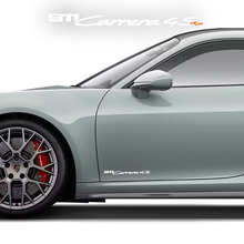 2x Porsche Porsche 911 Carrera 4G Signature Side Doors Decals Stickers
 2