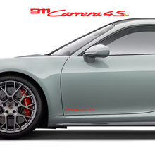 2x Porsche Porsche 911 Carrera 4G Signature Side Doors Decals Stickers
 3