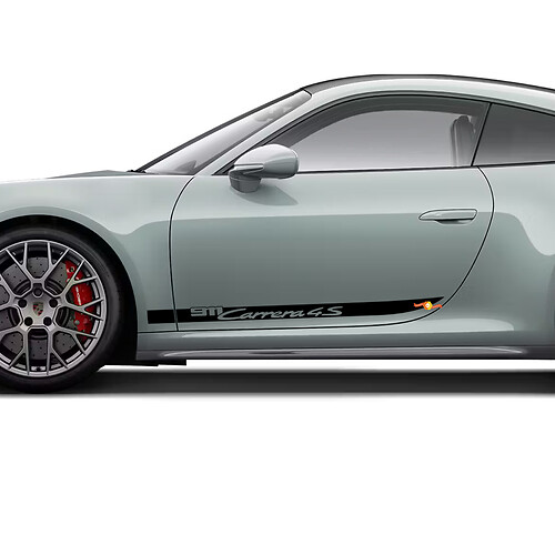 Side Kit graphic Decal Sticker for Porsche 911 Turbo S 992.2
 1
