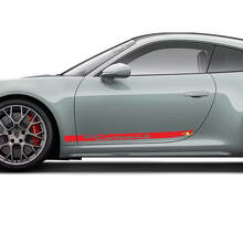 Side Kit graphic Decal Sticker for Porsche 911 Carrera 4S
 3