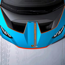 Hood Stripe Racing Vinyl Decal Sticker Graphics for Lamborghini STO
 2