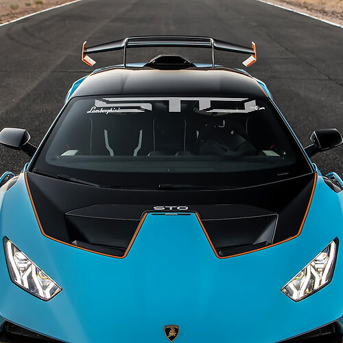 Windshield STO logo Lambo Vinyl Decal Sticker Graphics for Lamborghini STO 2
 1