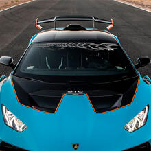 Windshield STO logo Lambo Vinyl Decal Sticker Graphics for Lamborghini STO 2
 2