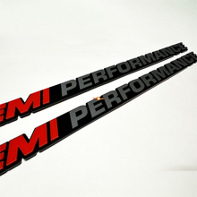 Custom Text PERFORMANCE Bonnet Badge Emblem 3D Badge for Dodge Ram 1500 Truck 5.7L V8 Hemi 2