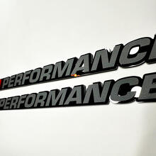 Custom Text PERFORMANCE Bonnet Badge Emblem 3D Badge for Dodge Ram 1500 Truck 5.7L V8 Hemi 5