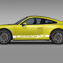Side Rocker Panel Racing Stripes Decal Sticker 3 for Porsche Carrera 4S 3