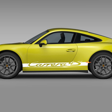 Side Rocker Panel Racing Stripes Decal Sticker for Porsche Carrera 4S
 3
