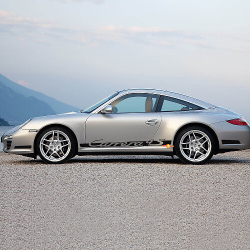 Rub Rails Racing Stripes Decal Sticker 4 for Porsche Carrera 4S