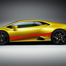 Side Wave Stripes Graphics Racing Vinyl Decal Sticker Graphics for Lamborghini Huracan Evo
 3
